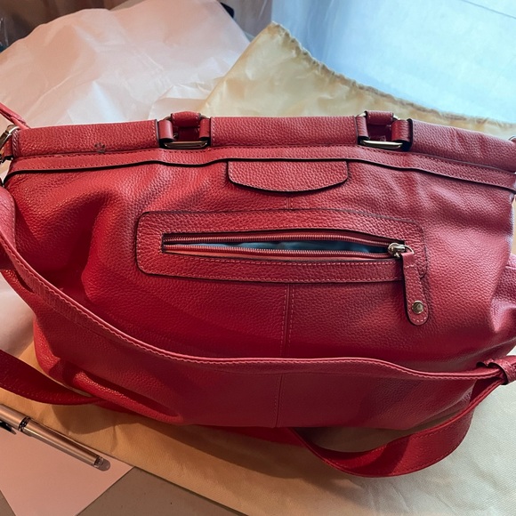 Rowallan of Scotland Leather Satchel w/Shoulder Straps - Picture 2 of 4